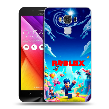 Пластиковый чехол на ASUS ZenFone 3 Max ZC553KL с принтом Roblox Роблокс