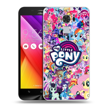 Пластиковый чехол на ASUS ZenFone 3 Max ZC553KL с принтом My little pony Дружба чудо
