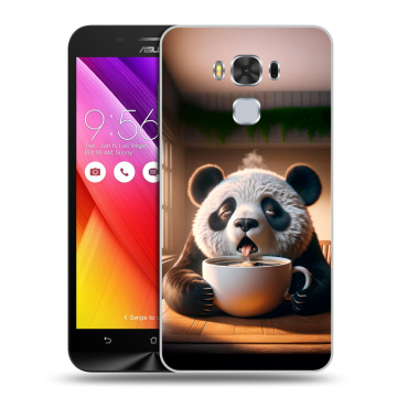 Пластиковый чехол на ASUS ZenFone 3 Max ZC553KL с принтом смешная панда