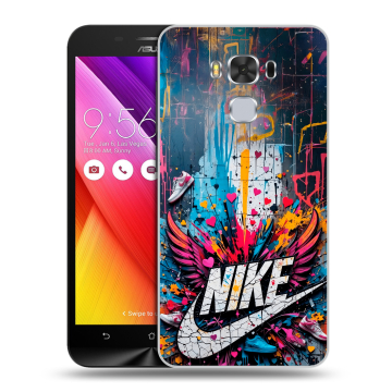 Пластиковый чехол на ASUS ZenFone 3 Max ZC553KL с принтом Nike Найк
