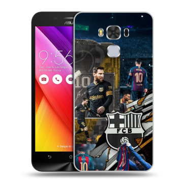 Пластиковый чехол на ASUS ZenFone 3 Max ZC553KL с принтом Messi Barcelona