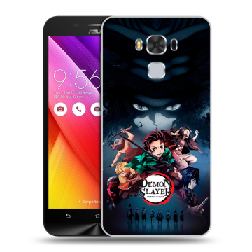 Пластиковый чехол на ASUS ZenFone 3 Max ZC553KL с принтом Demon Slayer Клинок рассекающий демонов