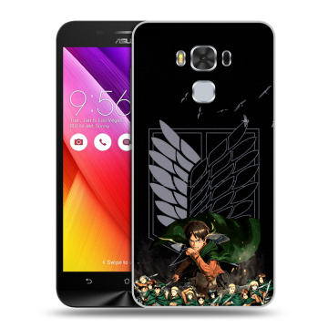 Пластиковый чехол на ASUS ZenFone 3 Max ZC553KL с принтом Атака титанов