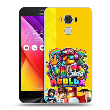 Пластиковый чехол на ASUS ZenFone 3 Max ZC553KL с принтом Roblox Роблокс