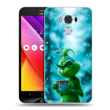 Пластиковый чехол на ASUS ZenFone 3 Max ZC553KL с принтом Новый год гринч
