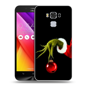 Пластиковый чехол на ASUS ZenFone 3 Max ZC553KL с принтом Новый год Гринч