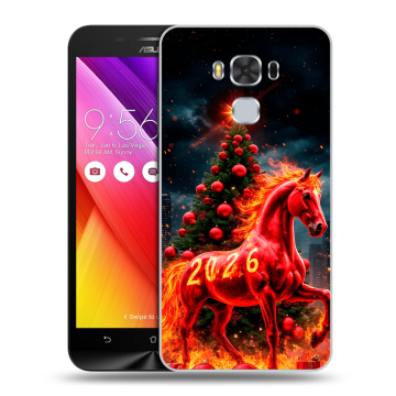 Пластиковый чехол на ASUS ZenFone 3 Max ZC553KL с принтом Новый год