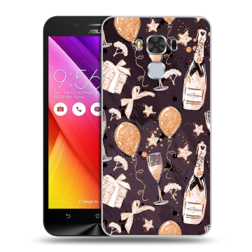 Пластиковый чехол на ASUS ZenFone 3 Max ZC553KL с принтом Новый год