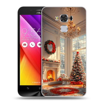 Пластиковый чехол на ASUS ZenFone 3 Max ZC553KL с принтом Новый год