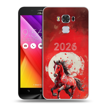 Пластиковый чехол на ASUS ZenFone 3 Max ZC553KL с принтом Новый год