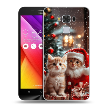 Пластиковый чехол на ASUS ZenFone 3 Max ZC553KL с принтом Новый год