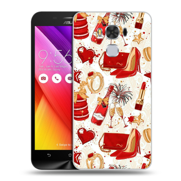 Пластиковый чехол на ASUS ZenFone 3 Max ZC553KL с принтом Новый год