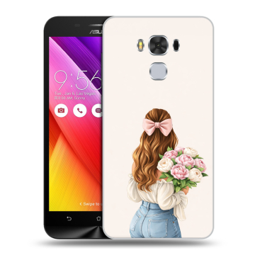 Пластиковый чехол на ASUS ZenFone 3 Max ZC553KL с принтом женский