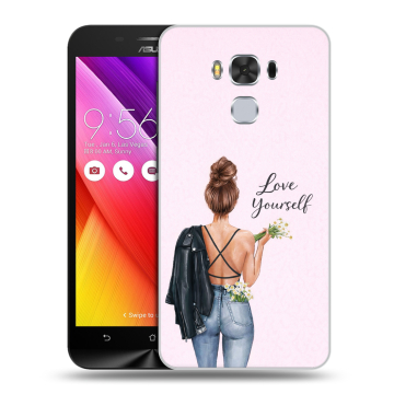 Пластиковый чехол на ASUS ZenFone 3 Max ZC553KL с принтом женский