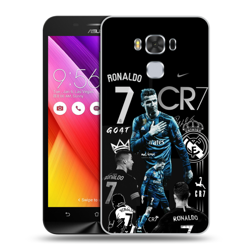 Пластиковый чехол на ASUS ZenFone 3 Max ZC553KL с принтом Реал Роналдо Пластиковый чехол на ASUS ZenFone 3 Max ZC553KL с принтом Реал Роналдо