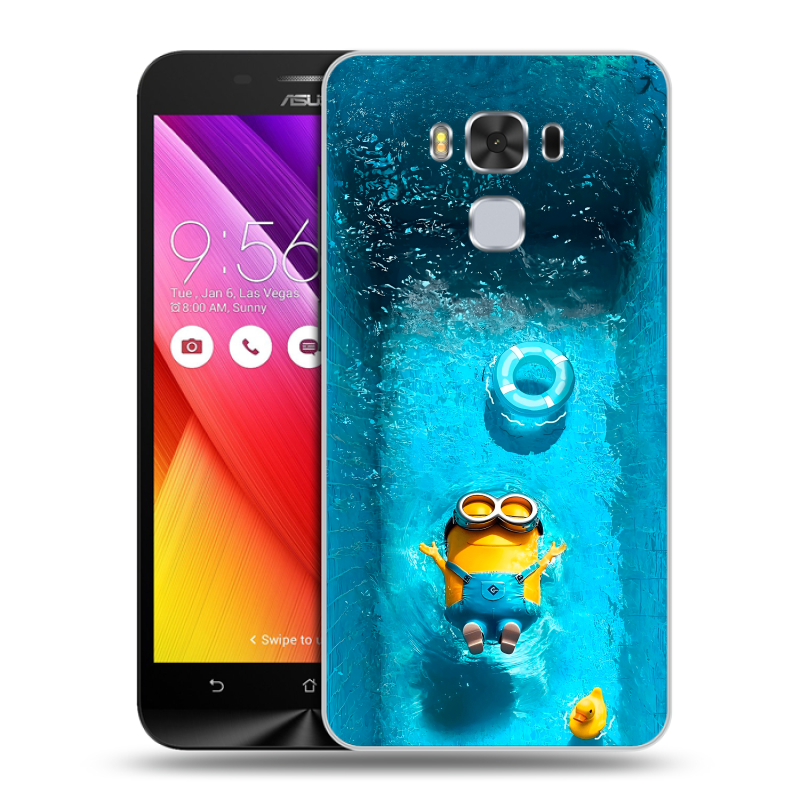 Пластиковый чехол на ASUS ZenFone 3 Max ZC553KL с принтом Миньоны Пластиковый чехол на ASUS ZenFone 3 Max ZC553KL с принтом Миньоны