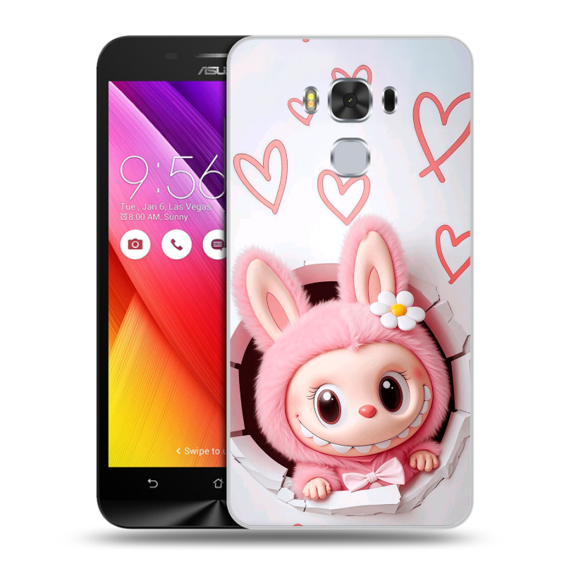 Пластиковый чехол на ASUS ZenFone 3 Max ZC553KL с принтом Labubu Лабубу Пластиковый чехол на ASUS ZenFone 3 Max ZC553KL с принтом Labubu Лабубу