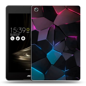 Силиконовый чехол на планшета ASUS ZenPad 3 8.0 Z581KL с принтом Геометрия неона Силиконовый чехол на планшета ASUS ZenPad 3 8.0 Z581KL с принтом Геометрия неона