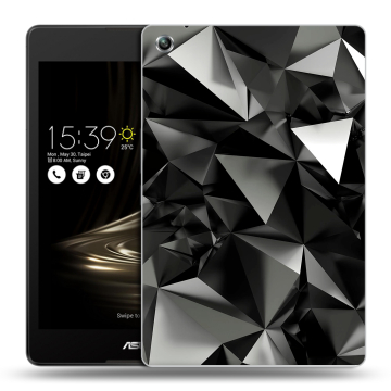 Силиконовый чехол на планшета ASUS ZenPad 3 8.0 Z581KL с принтом Черные кристаллы Силиконовый чехол на планшета ASUS ZenPad 3 8.0 Z581KL с принтом Черные кристаллы