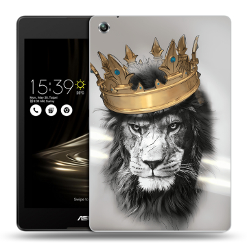 Силиконовый чехол на планшета ASUS ZenPad 3 8.0 Z581KL с принтом Лев с короной Силиконовый чехол на планшета ASUS ZenPad 3 8.0 Z581KL с принтом Лев с короной