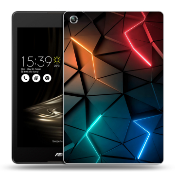 Силиконовый чехол на планшета ASUS ZenPad 3 8.0 Z581KL с принтом Абстракция неон Силиконовый чехол на планшета ASUS ZenPad 3 8.0 Z581KL с принтом Абстракция неон