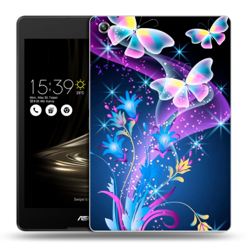 Силиконовый чехол на ASUS ZenPad 3 8.0 Z581KL с принтом Бабочки Силиконовый чехол на ASUS ZenPad 3 8.0 Z581KL с принтом Бабочки