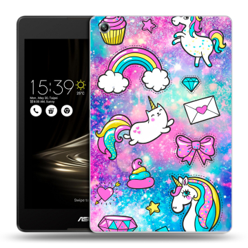 Силиконовый чехол на ASUS ZenPad 3 8.0 Z581KL с принтом Единороги
