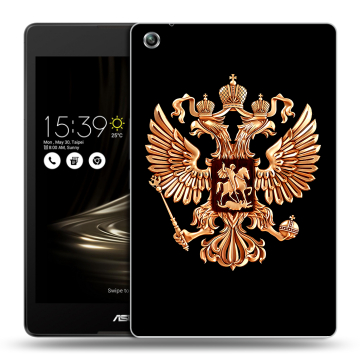 Силиконовый чехол на ASUS ZenPad 3 8.0 Z581KL с принтом Герб России золотой