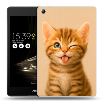 Силиконовый чехол на ASUS ZenPad 3 8.0 Z581KL с принтом котенок