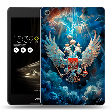 Силиконовый чехол на ASUS ZenPad 3 8.0 Z581KL с принтом Герб флаг России