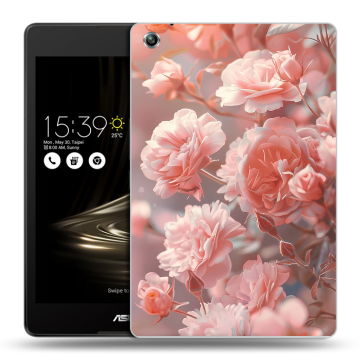 Силиконовый чехол на ASUS ZenPad 3 8.0 Z581KL с принтом Розовые розы