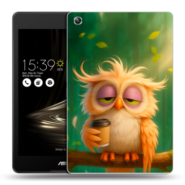 Силиконовый чехол на ASUS ZenPad 3 8.0 Z581KL с принтом сова Силиконовый чехол на ASUS ZenPad 3 8.0 Z581KL с принтом сова