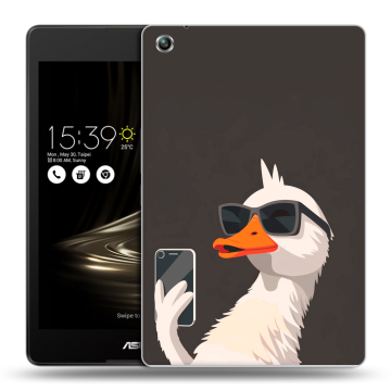 Силиконовый чехол на ASUS ZenPad 3 8.0 Z581KL с принтом утка в очках