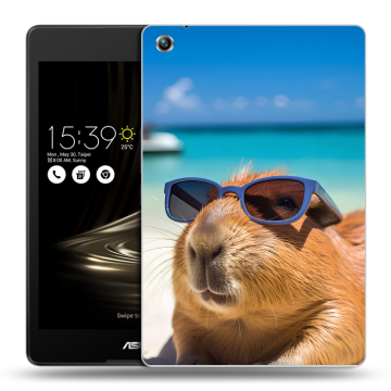 Силиконовый чехол на ASUS ZenPad 3 8.0 Z581KL с принтом Капибара Силиконовый чехол на ASUS ZenPad 3 8.0 Z581KL с принтом Капибара