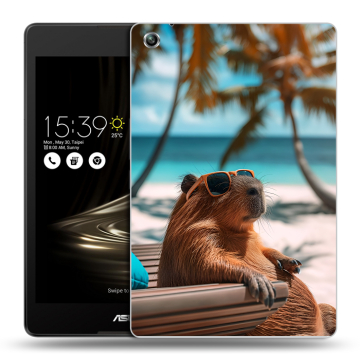 Силиконовый чехол на ASUS ZenPad 3 8.0 Z581KL с принтом Капибара Силиконовый чехол на ASUS ZenPad 3 8.0 Z581KL с принтом Капибара