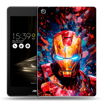 Силиконовый чехол на ASUS ZenPad 3 8.0 Z581KL с принтом Железный человек Ironman