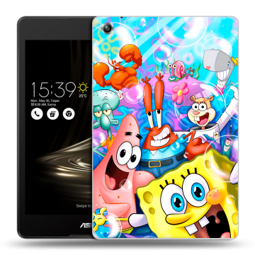 Силиконовый чехол на ASUS ZenPad 3 8.0 Z581KL с принтом спанчбоб спанч боб Силиконовый чехол на ASUS ZenPad 3 8.0 Z581KL с принтом спанчбоб спанч боб