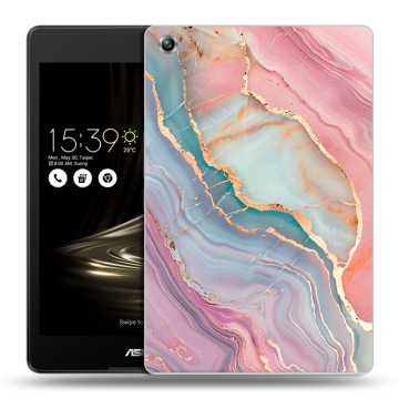 Силиконовый чехол на ASUS ZenPad 3 8.0 Z581KL с принтом розовый мрамор Силиконовый чехол на ASUS ZenPad 3 8.0 Z581KL с принтом розовый мрамор