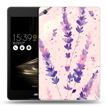 Силиконовый чехол на ASUS ZenPad 3 8.0 Z581KL с принтом цветы лаванда Силиконовый чехол на ASUS ZenPad 3 8.0 Z581KL с принтом цветы лаванда