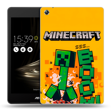 Силиконовый чехол на ASUS ZenPad 3 8.0 Z581KL с принтом Майнкрафт Minecraft