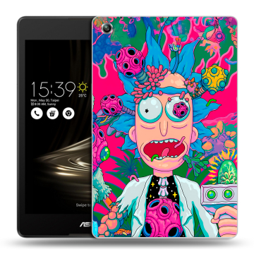 Силиконовый чехол на ASUS ZenPad 3 8.0 Z581KL с принтом Рик и Морти Rick Morty