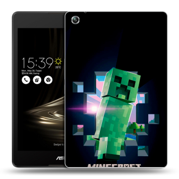 Силиконовый чехол на ASUS ZenPad 3 8.0 Z581KL с принтом Майнкрафт Minecraft