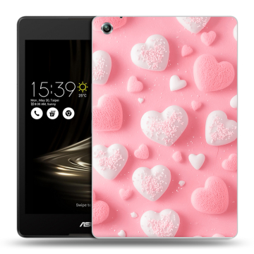 Силиконовый чехол на ASUS ZenPad 3 8.0 Z581KL с принтом Сердечки Силиконовый чехол на ASUS ZenPad 3 8.0 Z581KL с принтом Сердечки