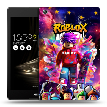 Силиконовый чехол на ASUS ZenPad 3 8.0 Z581KL с принтом Roblox Роблокс
