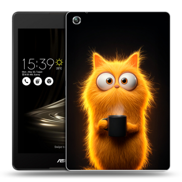 Силиконовый чехол на ASUS ZenPad 3 8.0 Z581KL с принтом Смешной кот