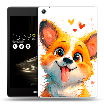 Силиконовый чехол на ASUS ZenPad 3 8.0 Z581KL с принтом корги