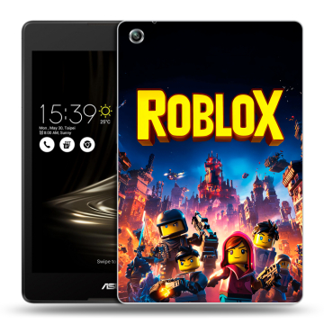 Силиконовый чехол на ASUS ZenPad 3 8.0 Z581KL с принтом Roblox Роблокс