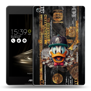 Силиконовый чехол на ASUS ZenPad 3 8.0 Z581KL с принтом Дональд Дак Доллар Силиконовый чехол на ASUS ZenPad 3 8.0 Z581KL с принтом Дональд Дак Доллар