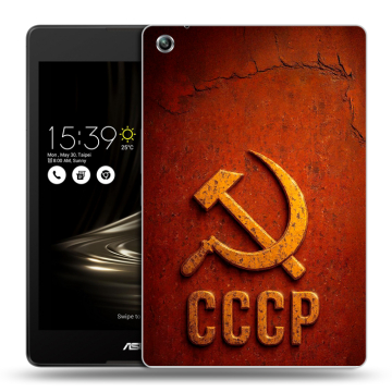Силиконовый чехол на ASUS ZenPad 3 8.0 Z581KL с принтом Флаг Герб СССР