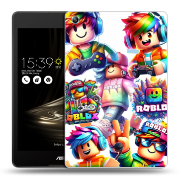 Силиконовый чехол на ASUS ZenPad 3 8.0 Z581KL с принтом Roblox Роблокс